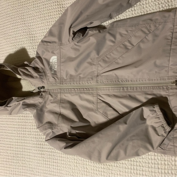 The Northface jacket trunk lined with fleece grey size xxs or 5 - Picture 1 of 6